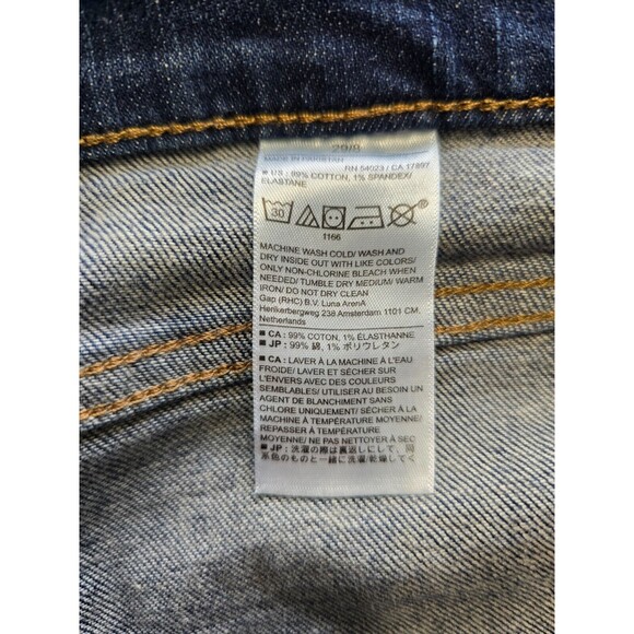 BANANA REPUBLIC GIRLFRIEND JEAN SIZE 29/8 WOMENS BLUE JEANS - Picture 6 of 6